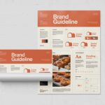 Brand Guideline Poster Template for AI EPS PSD