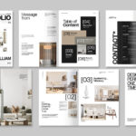 Portfolio Magazine Template in InDesign format