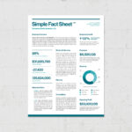 Simple Factsheet Template for InDesign INDD