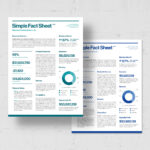 Simple Factsheet Template for InDesign INDD