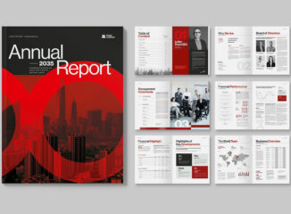 Annual Report Template INDD format