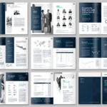Annual Report Template in INDD format