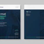 Annual Report Template in INDD format