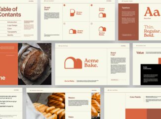 Brand Guideline Presentation Template in INDD & PPT format
