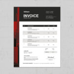Invoice Template in INDD format