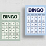 Bingo Cards in PSD EPS AI