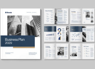 Business Plan Template in INDD format