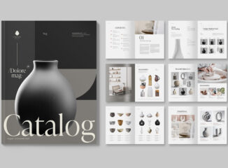 Catalog Brochure Template in INDD format