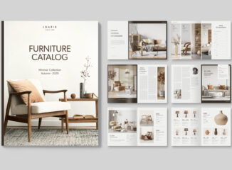 Furniture Catalog in InDesign INDD & IDML Formats