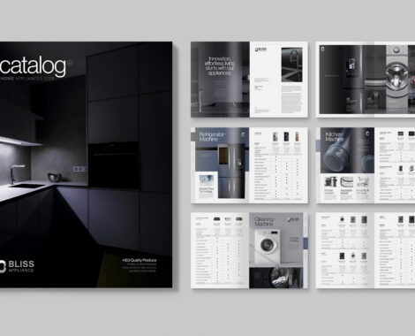 Home Appliance Catalog in InDesign INDD & IDML Formats