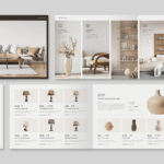 Landscape Furniture Catalog in InDesign INDD & IDML Formats