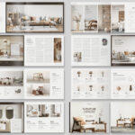 Landscape Furniture Catalog in InDesign INDD & IDML Formats