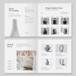 Square Catalog Brochure Template in INDD format