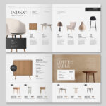 Square Product Catalog Brochure Template in INDD format