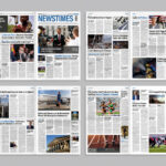 Tabloid Newspaper Template in INDD format