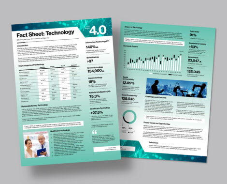 Technology Fact Sheet in InDesign format